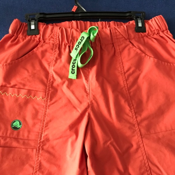Crocs Medical Scrubs Uniform Women’s S Small Burnt Orange Top & Bottom - Picture 4 of 10